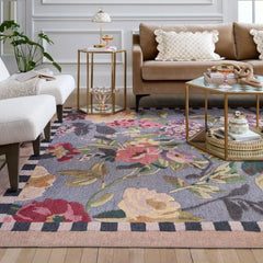 Tudor Rose 8' x 10' Washable Rug