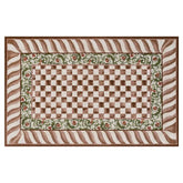 Mocha Check 5' x 8' Rug