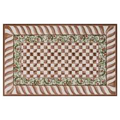 Mocha Check 5' x 8' Rug