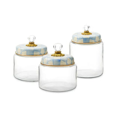 Sky Check Small Kitchen Canister