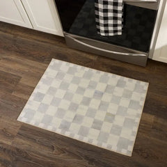 Sterling Checkered 2' x 3' Washable Rug