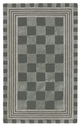 Sage Green Tonal Check 2'3" x 3'9" Rug