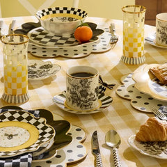 Bee Toile Mug & Saucer Set