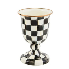 Courtly Check Pedestal Vase