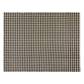 Natural, Black & White Checked 8' x 10' Rug