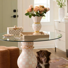 Mocha Tartan Serving Tray