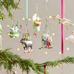 Patience Brewster 12 Days 3 French Hens Ornament