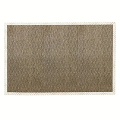 Mocha Check 8' x 10' Chunky Sisal Rug