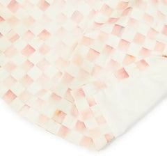 Rosy Check 84" Curtain Panel