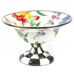 Wild Rose Brown Large Compote