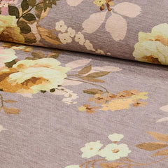Taupe Wild Rose 5' x 7'6" Washable Rug