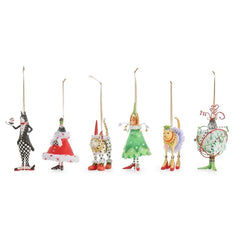Patience Brewster Mini Cat Ornaments, Set of 6