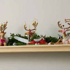 Patience Brewster Dash Away Sitting Dasher Reindeer Figure