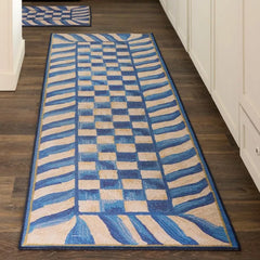 Truly Royal Check 2'6" x 8' Washable Runner