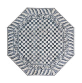 Sterling Check 6' Octagon Washable Rug