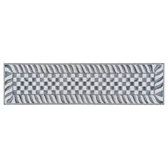 Sterling Check 2'6" x 10' Washable Runner