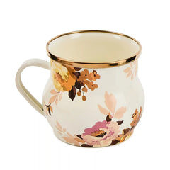 White Flower Market Mug