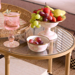 Wild Rose Brown Pinch Bowl