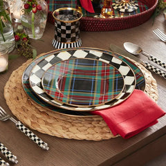 Tartan Black Charger