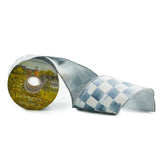 Sterling Check 4" Ribbon
