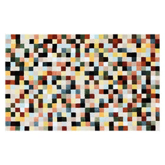 Multicolor Checkerboard 5' x 8' Rug