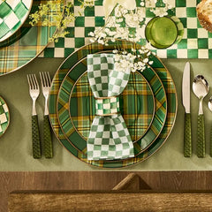 Tartan Green Salad Plate