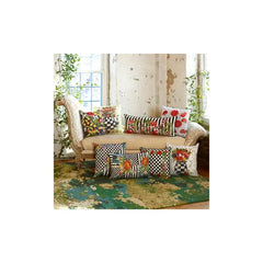 Courtly Flower Market Pillow