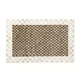 Mocha Check 2' x 3' Chunky Sisal Rug