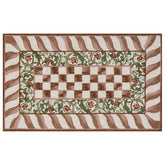 Mocha Check 3' x 5' Rug