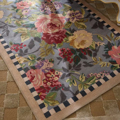 Tudor Rose 3' x 5' Washable Rug
