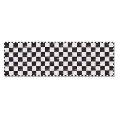 Courtly Checkered 2'6" x 8' Washable Runner