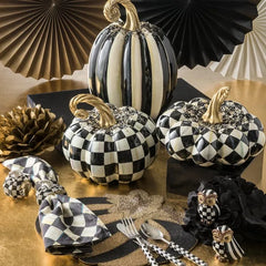 Beaded Harlequin Squashed Pumpkin