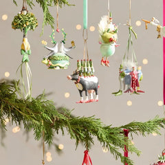 Patience Brewster 12 Days 8 Maids a-Milking Ornament