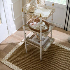 Mocha Check 3' x 5' Chunky Sisal Rug