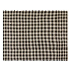 Natural, Black & White Checked 8' x 10' Rug