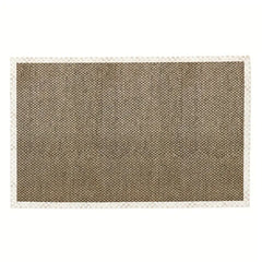 Mocha Check 6' x 9' Chunky Sisal Rug