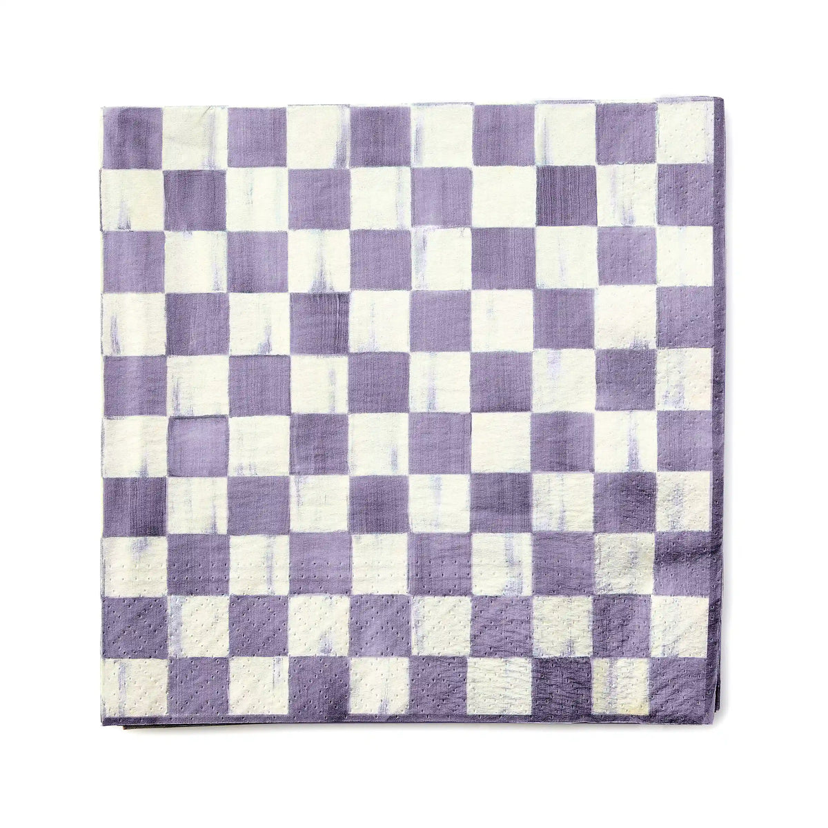 Sterling Check Dinner Paper Napkins