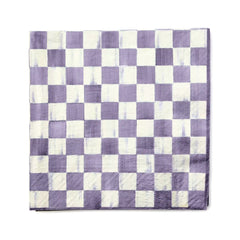 Sterling Check Dinner Paper Napkins