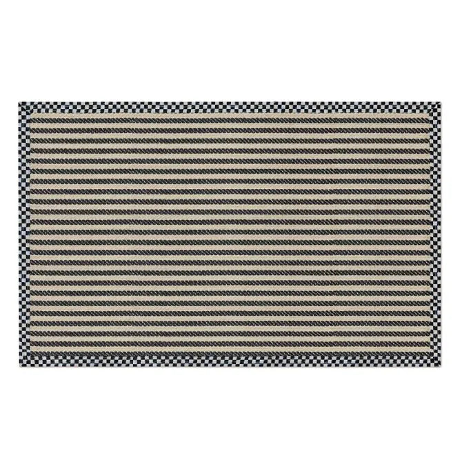 Courtly Check Herringbone Stripe 6' x 9' Sisal Rug