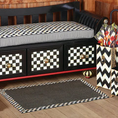 Courtly Check Black Sisal 3' x 5' Rug