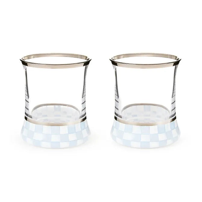 Gray Malin Ski Holiday Glass Tumblers, Set of 2