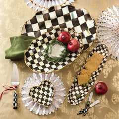 Courtly Check Ceramic Large Serving Platter