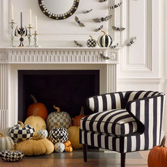 Beaded Harlequin Squashed Pumpkin
