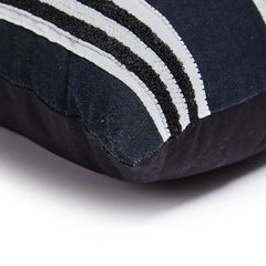 Monogram "N" Beaded Throw Pillow