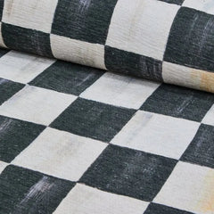 Courtly Checkered 6' Octagon Washable Rug