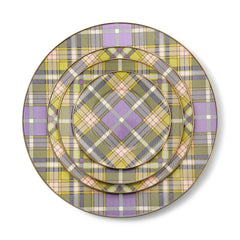 Tartan Latte Serving Platter