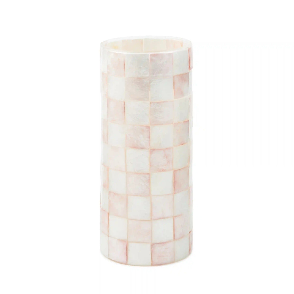 Courtly Check Capiz Vase