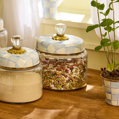 Sky Check Medium Kitchen Canister