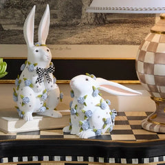 Patience Brewster Periwinkle Peony Sitting Rabbit