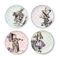 Wonderland Plates, Set of 4